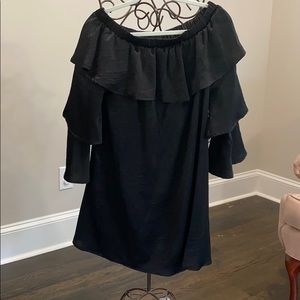Black Off The Shoulder Dress